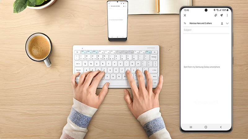 Samsung ra mắt Smart Keybeard Trio 500 siêu xịn kết nối nhiều thiết bị